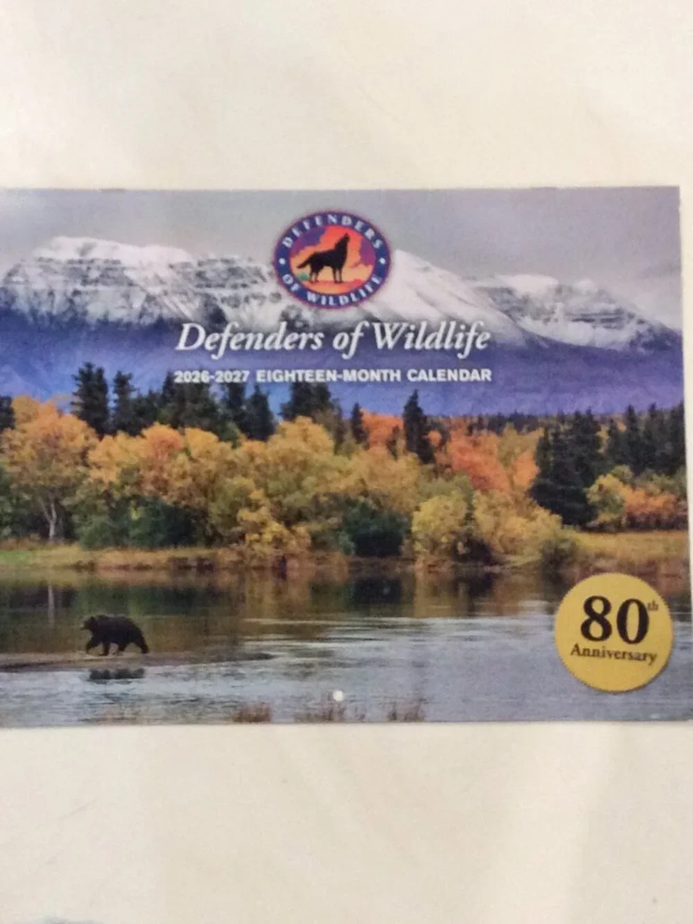 Defenders of Wildlife 2026-2027 Eighteen-Month Calendar